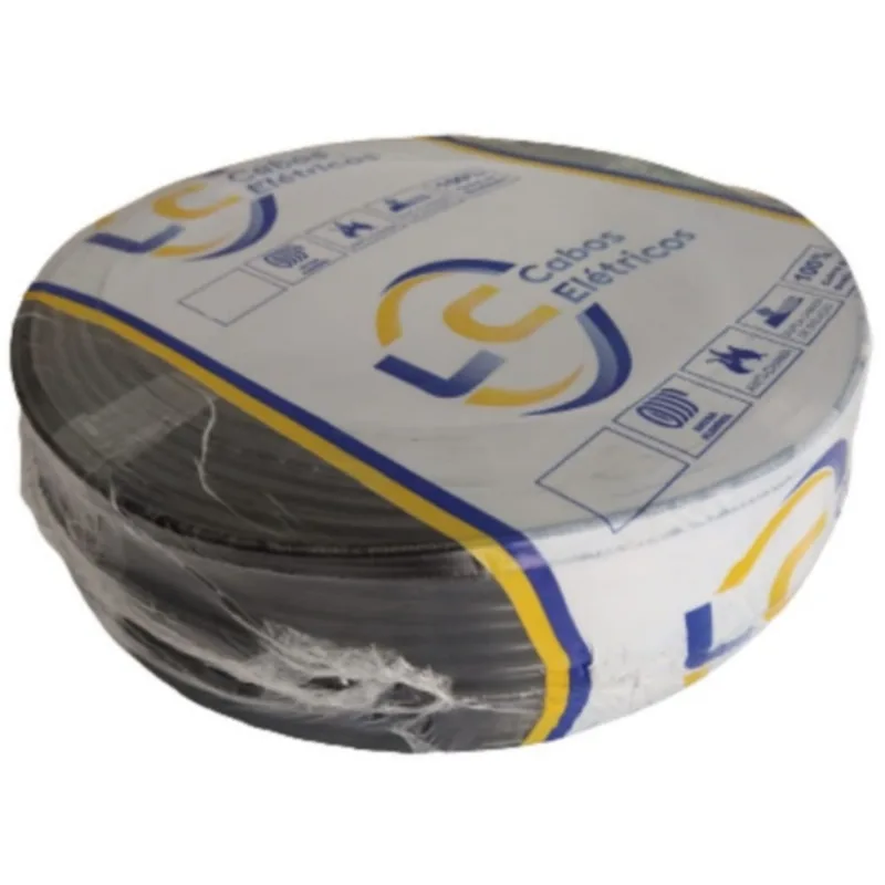 Cabo Flexível pp Cobre 2x2,5mm Capa Dupla Com 25 Metros