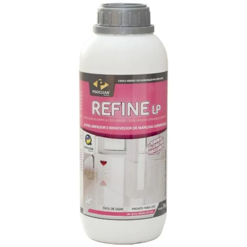 Refine Lp - Limpador De Porcelanatos - 1 Litro - Pisoclean