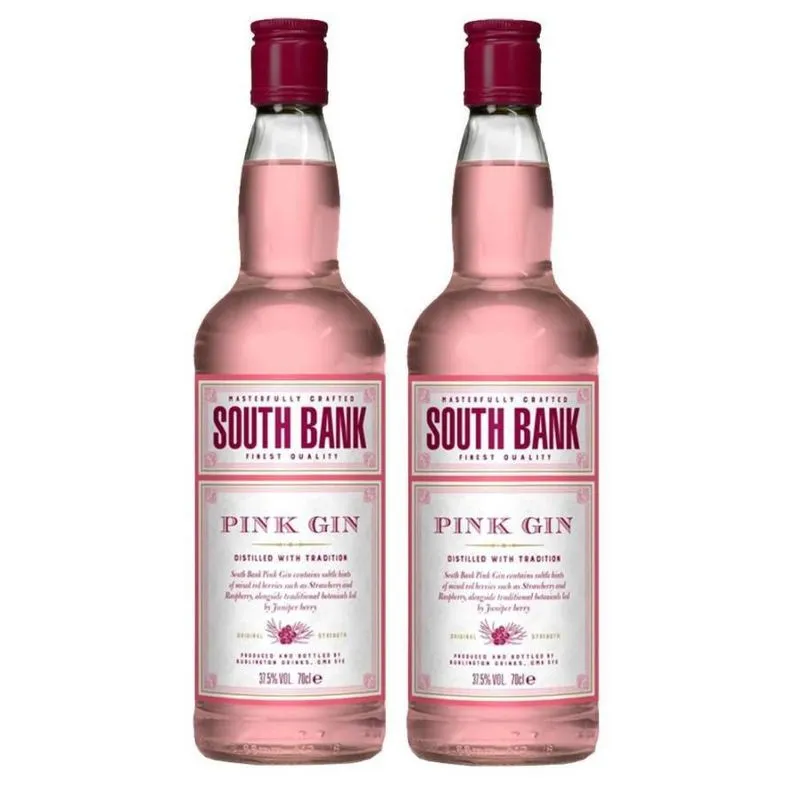 Kit 2 Gins South Bank Pink 700ml