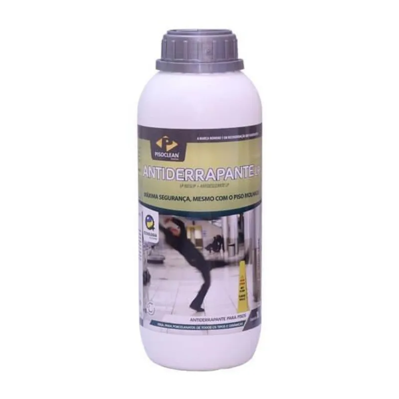 Kit Com 3 Unidades De Antiderrapante Lp - 1 Litro Pisoclean