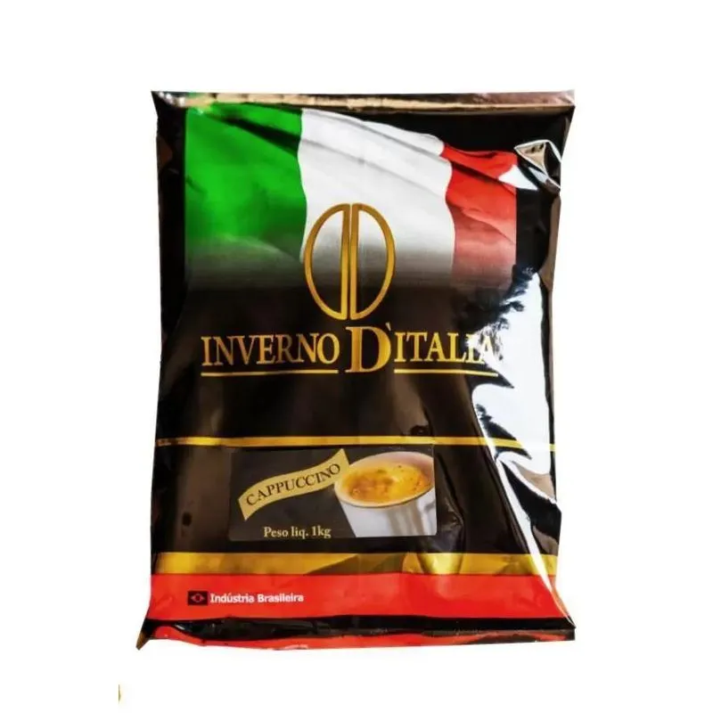 Cappuccino Tradicional- Kit Com 5 Pacotes De 1 Kg Cada