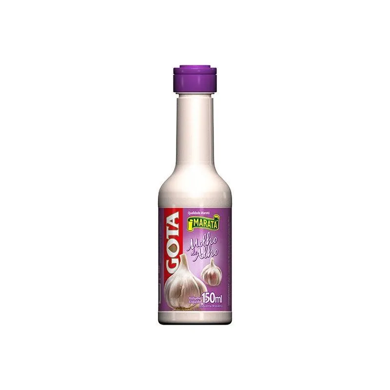Molho De Alho 150 Ml Gota Kit Com 3 Unidades