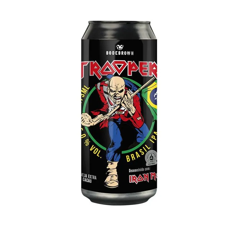 Cerveja Bodebrown Trooper Brasil Ipa - Iron Maiden