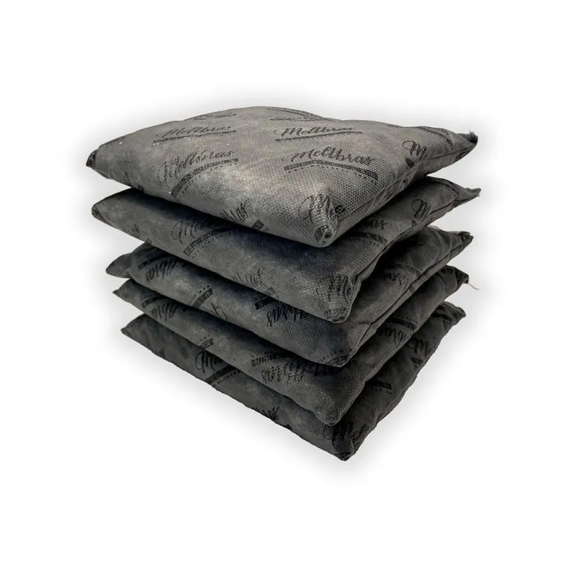 Kit 5 Travesseiro Absorvente Cinza Universal 23x23cm