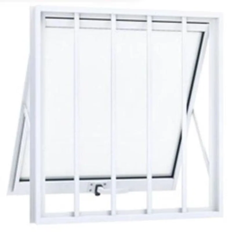 Janela Maxiar Banheiro Grade Esquadria Brasil 50x50 Branco f123