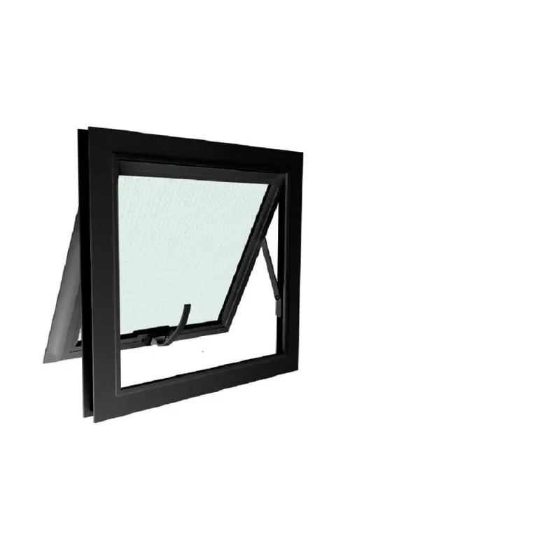 Janela Maxiar De Banheiro Esquadrias Brasil 65X65 Preto