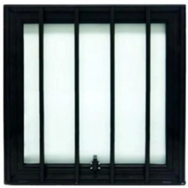Janela Maxiar De Banheiro Com Grade 70X70 Branco