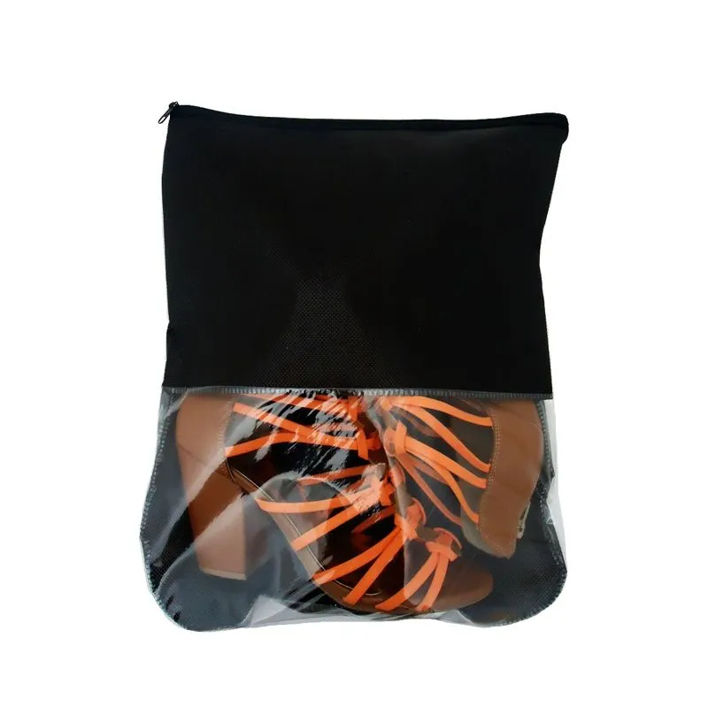Saco Para Sapato Com Zíper - Kit Com 10 - 33x40cm - Visor G