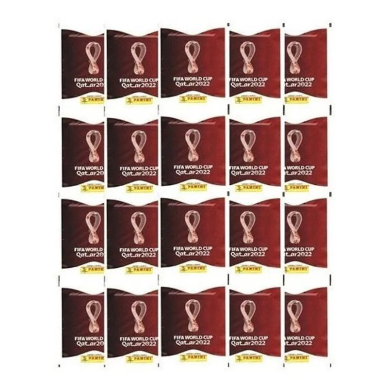 Kit 100 Figurinhas Do Álbum Copa Do Mundo 2022- 20 Envelopes