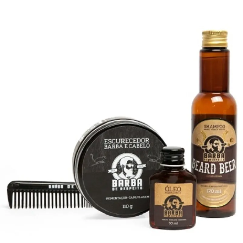 Kit Escurecedor - Barba de Respeito