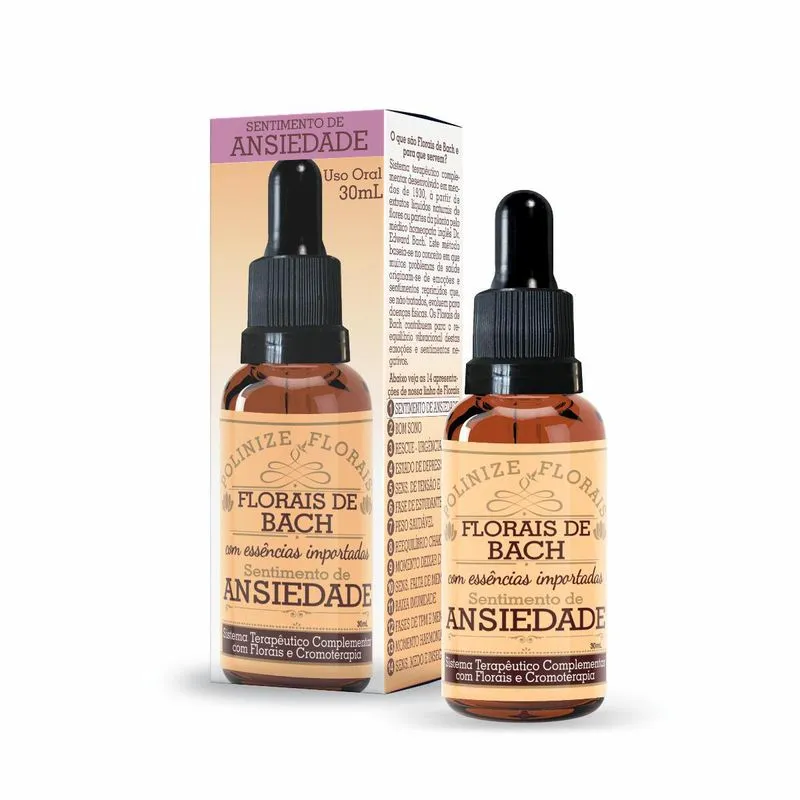 Florais Polinize Sentimento De Ansiedade 30ml Adulto