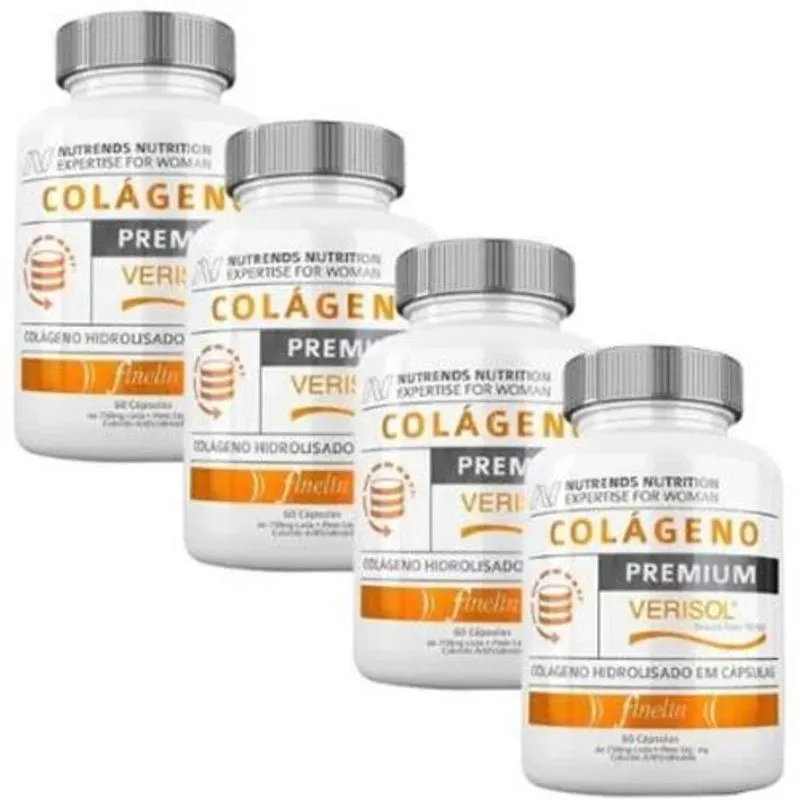 Kit Colageno Verisol Nutrends 240 Capsulas Rejuvenescedor