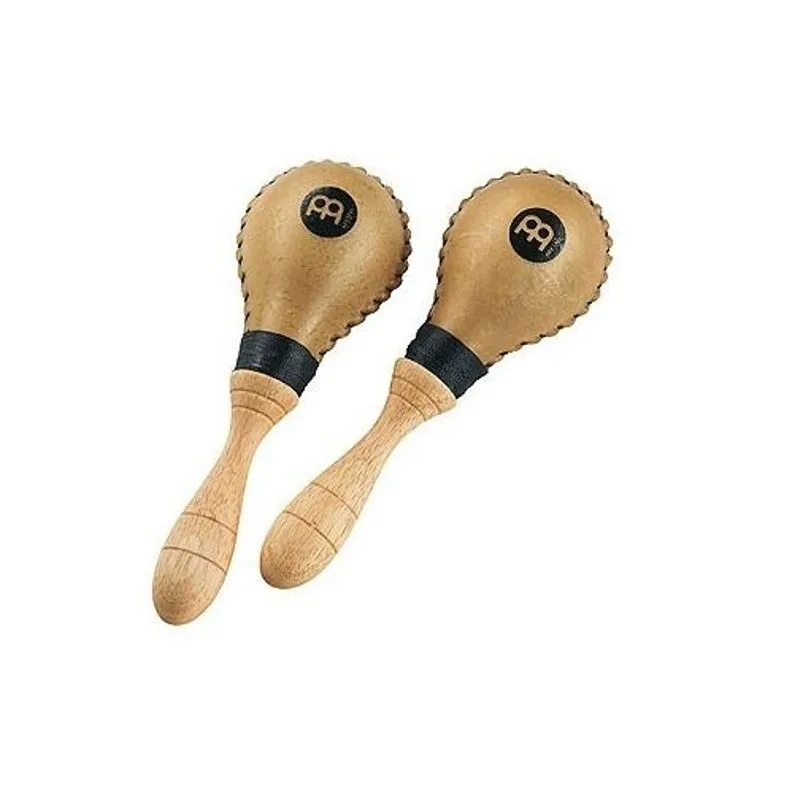 Mini Maraca Em Couro Cru Natural Meinl Msm2 - Par