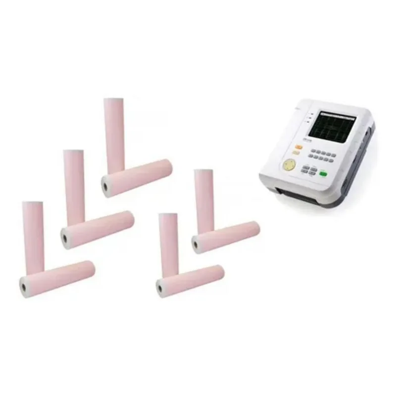 Papel Para Eletrocardiograma Ecg Comen Cm1200b - 10 Bobinas