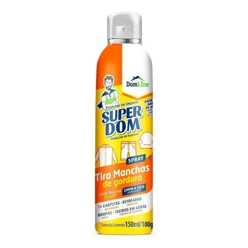 Tira Mancha De Gordura Tecidos A Seco Dom Line 150ml