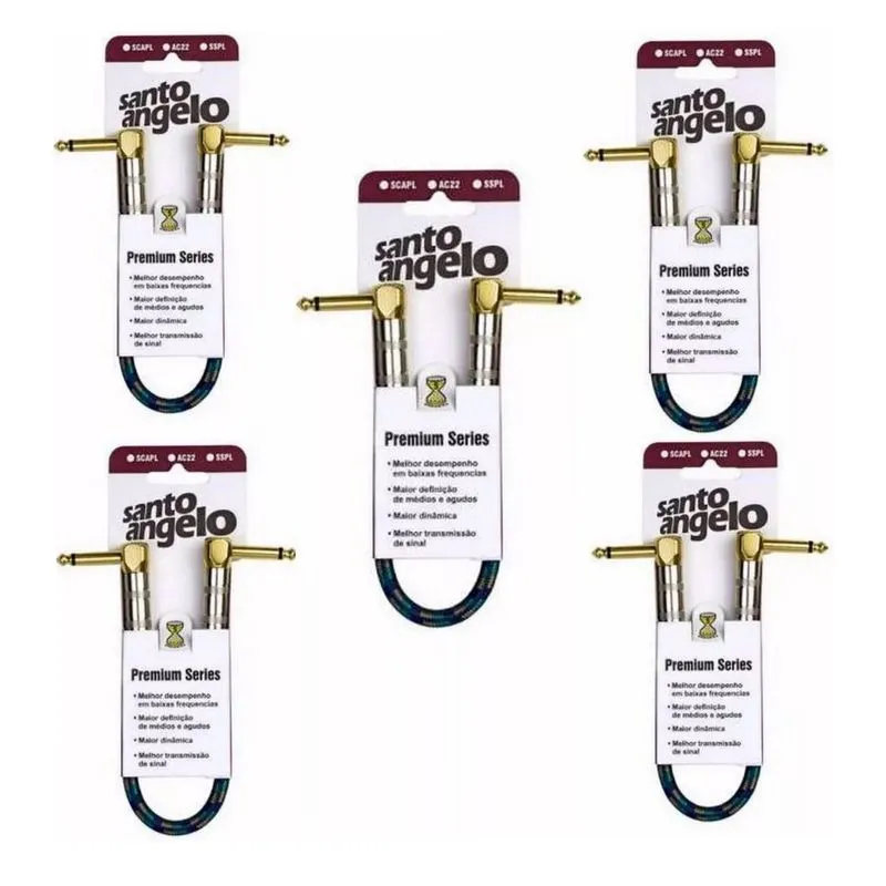 Kit Com 5 Cabo Para Pedais Santo Angelo Scapl