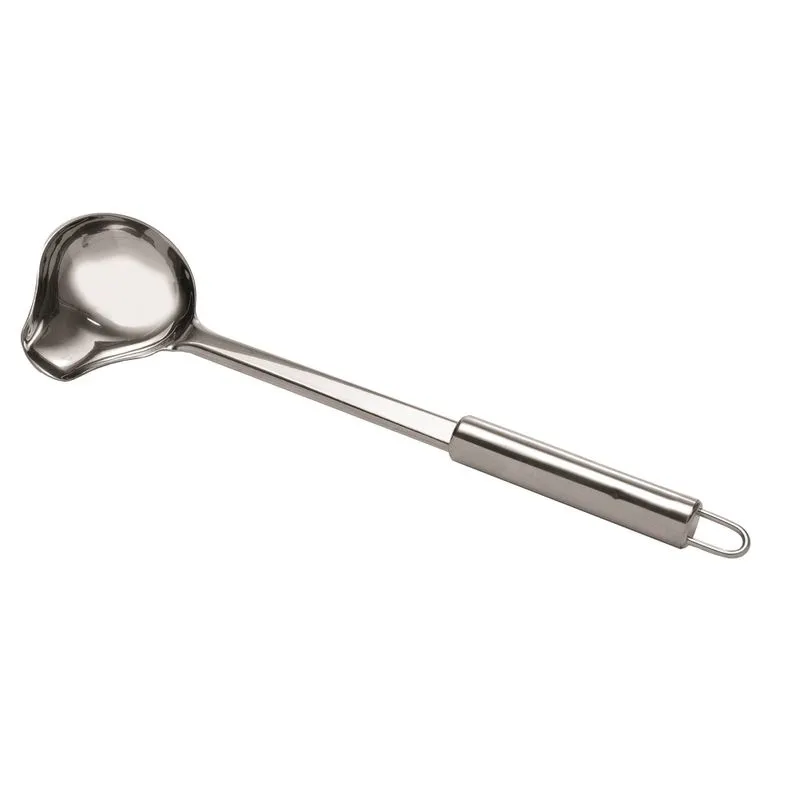 Concha Para Molho 30cm Com Bico Em Aço Inox