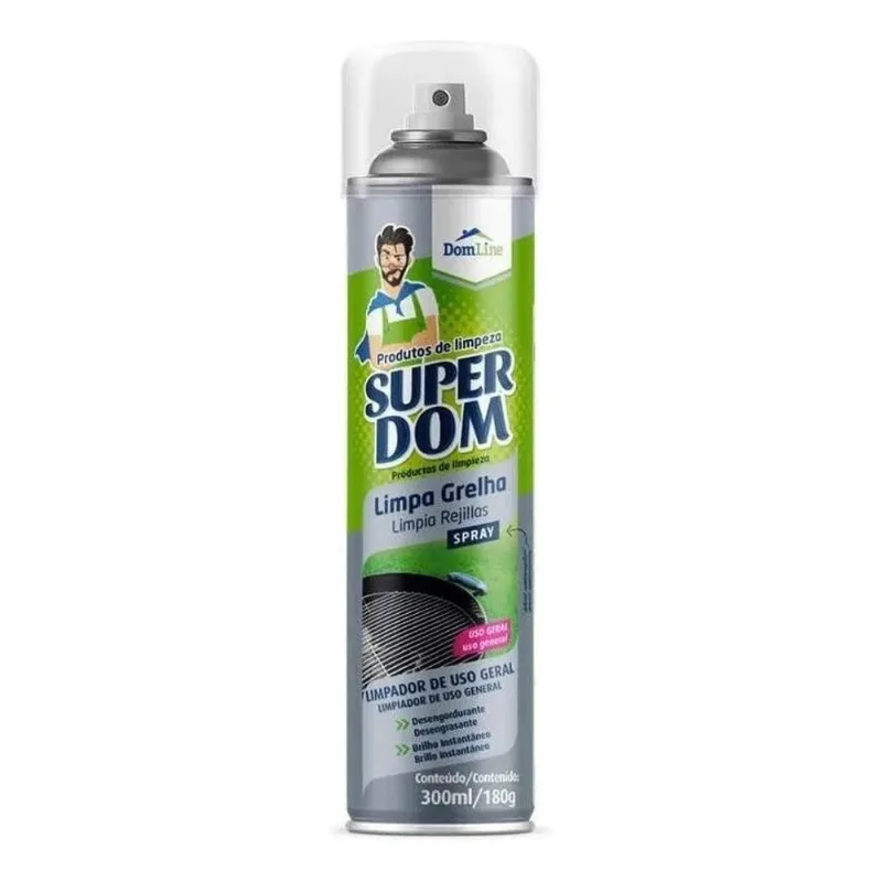 Spray Limpa Grelha Domline Desincrusta Gordura 300ml