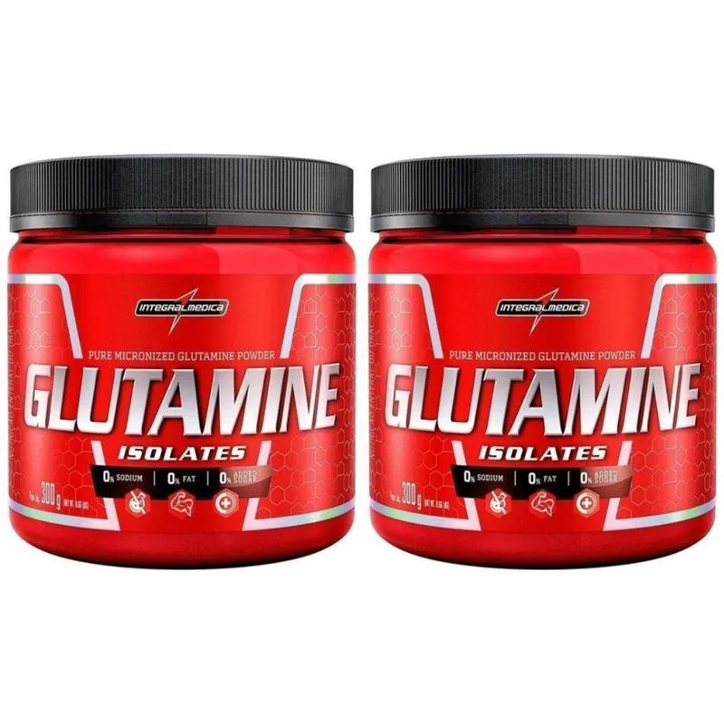 Kit Glutamina Isolada (300G) Integralmedica - 2 Unidades