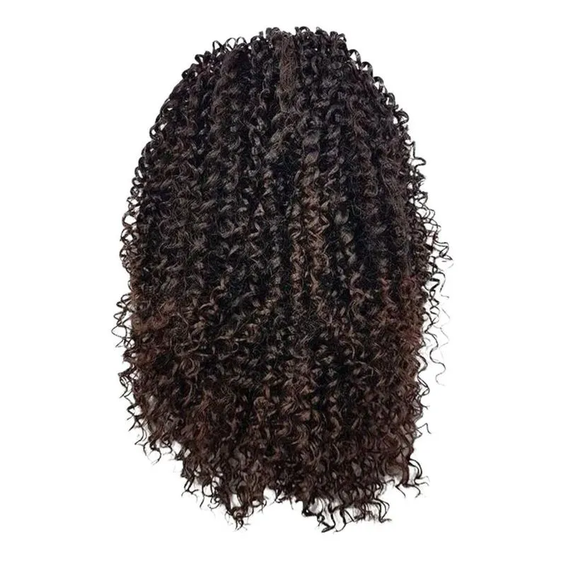 Aplique Coque Afro Puff Fibra Sintética Cor T1b/33 40cm