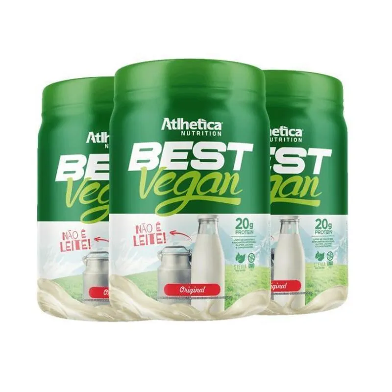 Kit 3 Best Vegan (500g) Atlhetica Nutrition -