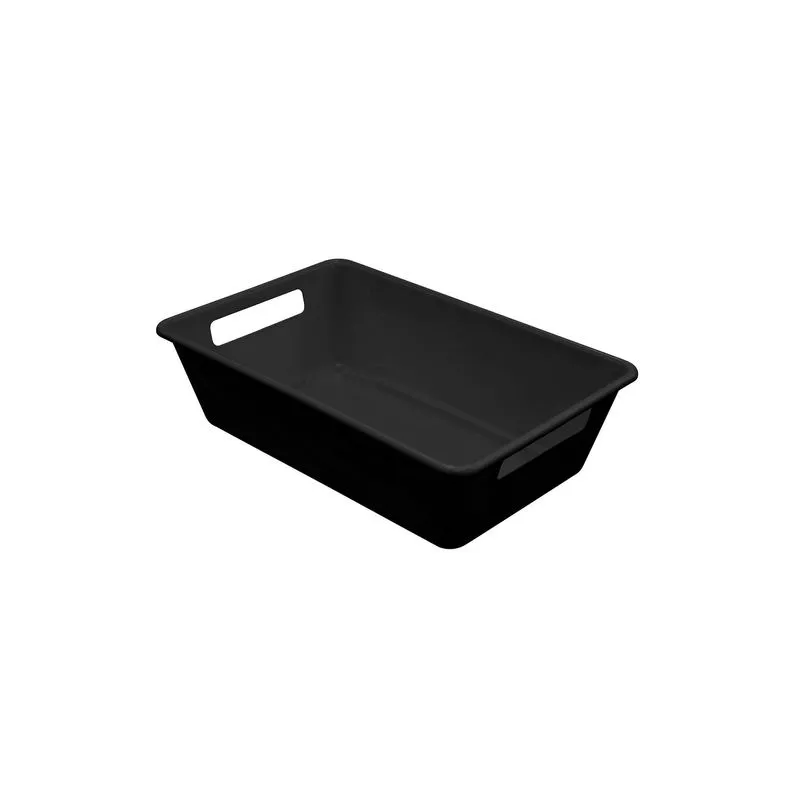 Kit 10 Unidades Bandeja 3l Dellaplast Preto
