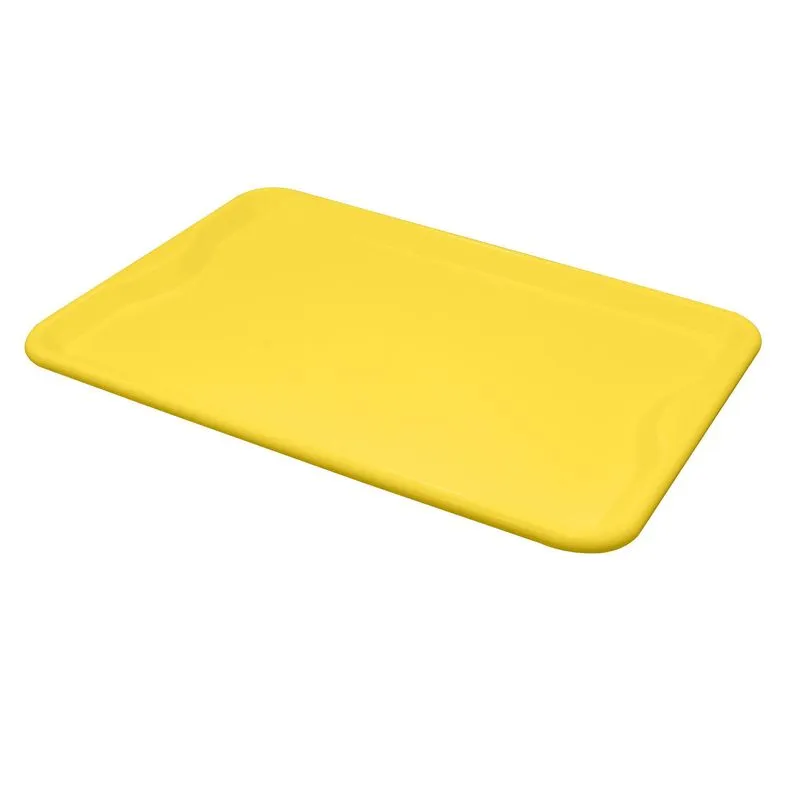 Kit 10 Bandejas Refeição Dellaplast Amarela