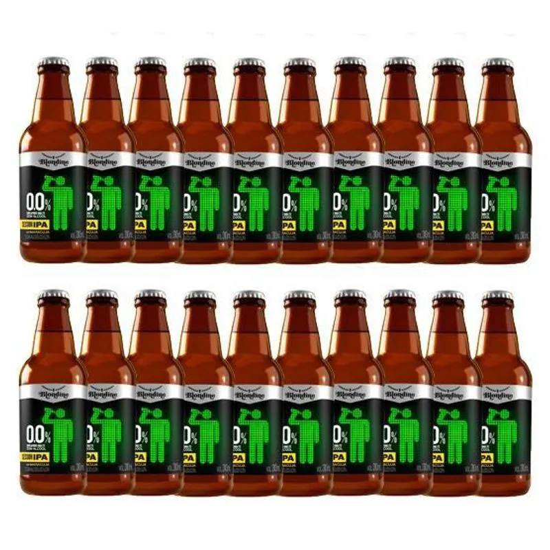 Combo 20 Cerveja Sem Álcool Ipa Maracujá Blondine 300 Ml