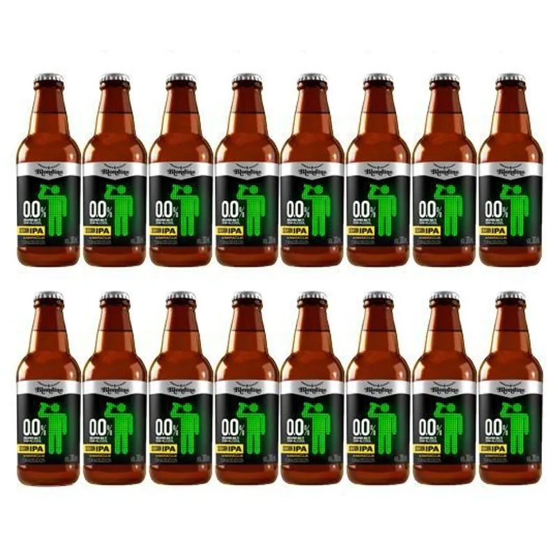 Combo 16 Cerveja Sem Álcool Ipa Maracujá Blondine 300 Ml