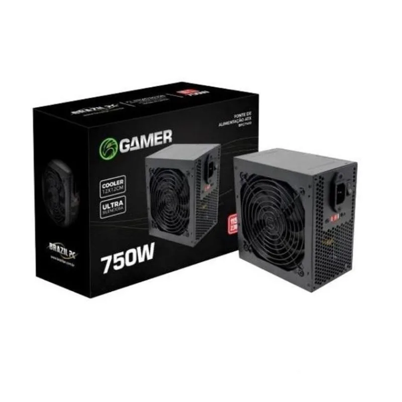 Fonte Atx 750Watts Real Tn-7400 Tronos