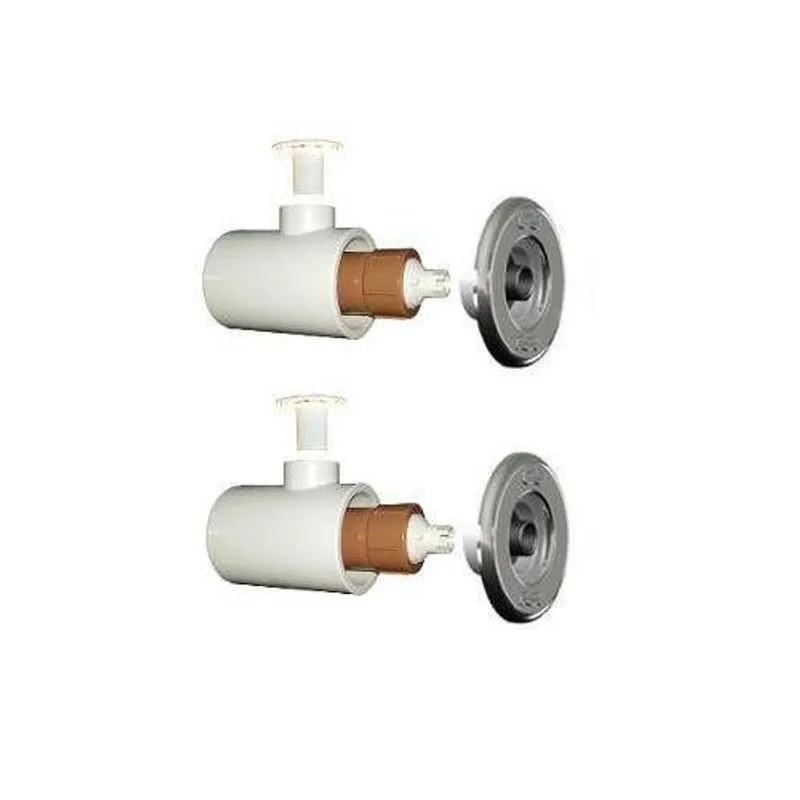 Kit 2 Dispositivos Aspiração Hidromassagem Pratic Inox 60mm