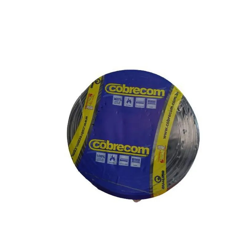 Cabo Fléxivel 4,0mm Pt - 100 Metros - Cobrecom