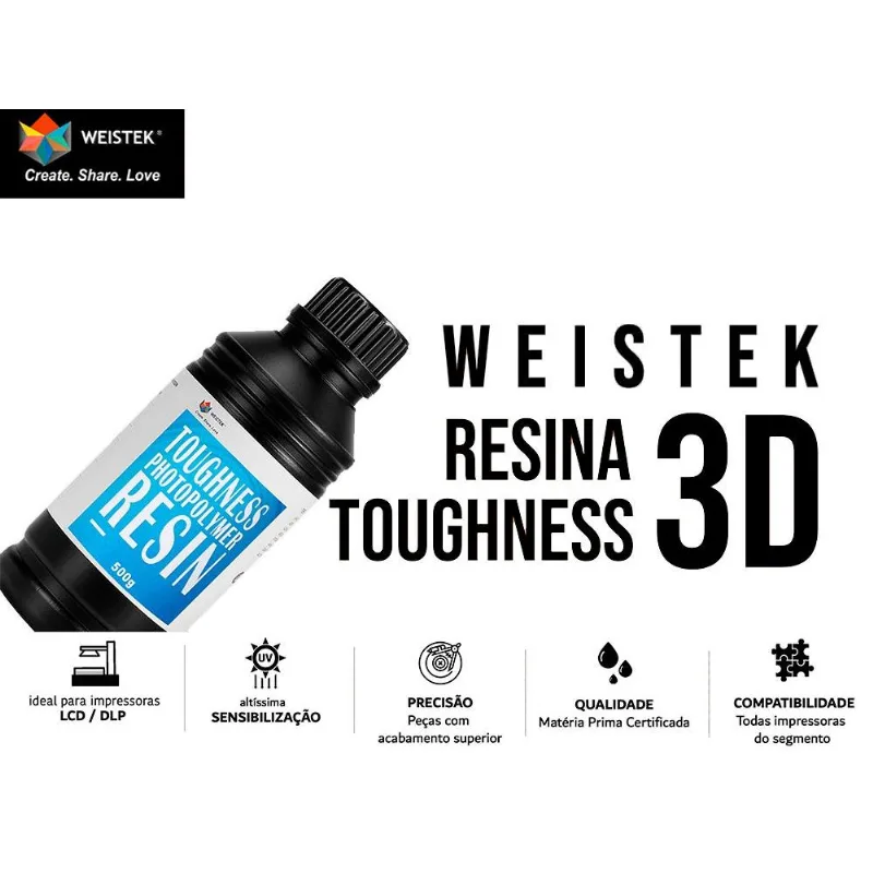Resina 3D Toughness AZUL