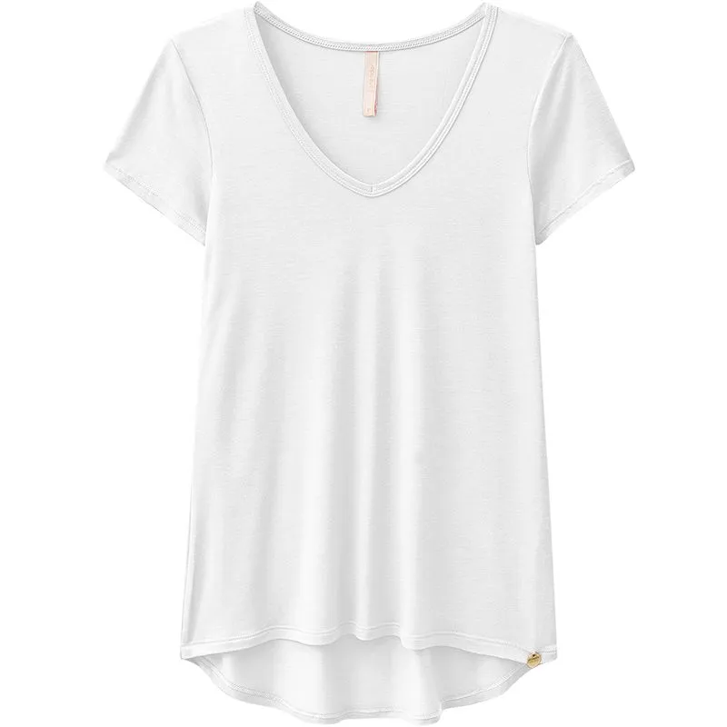 Blusa Adulto Feminina Básica P/GG - 00237-BRANCO-GG