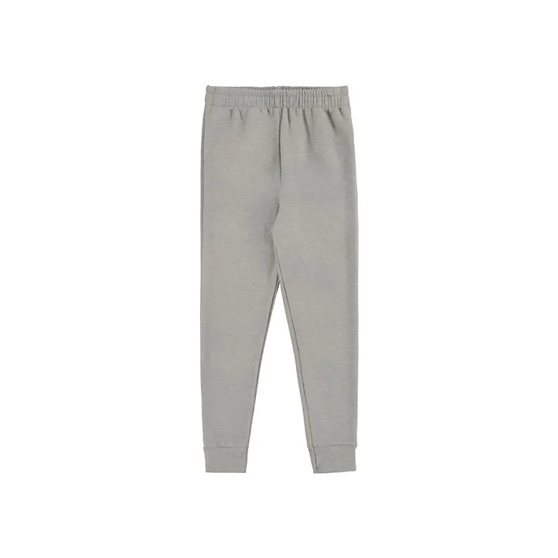 Calça Alakazoo Moletom Juvenil Lisa Com Punho Inverno 12/16 - 00217-MESCLA MEDIO-12