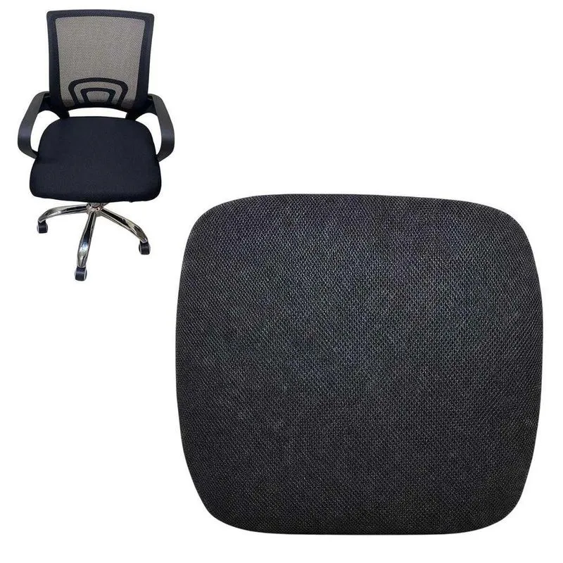 Assento Ergonômico Para Cadeira De Escritório Tela Mesh Preto Economia Solar