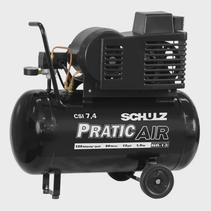 Compressor Ar 7,4/50 csi Pratic Air 1,5cv - Schulz