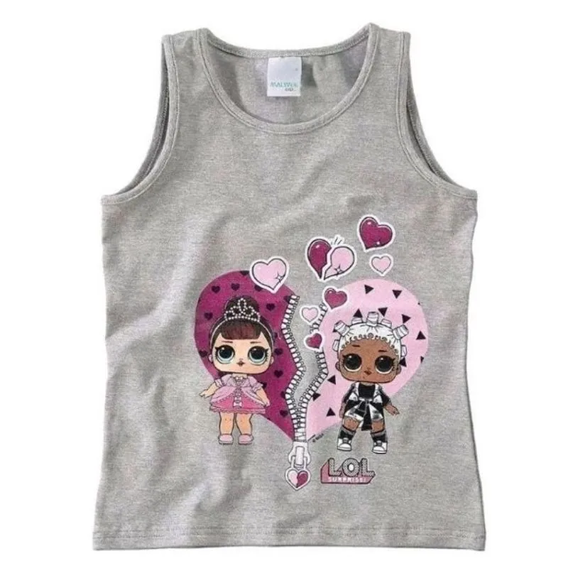Blusa Infantil Menina Regata Lol Malwee