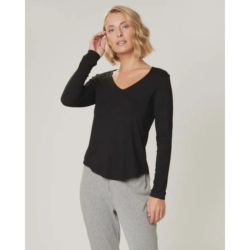 Blusa Manga Longa Feminino Mullet Viscose Malwee