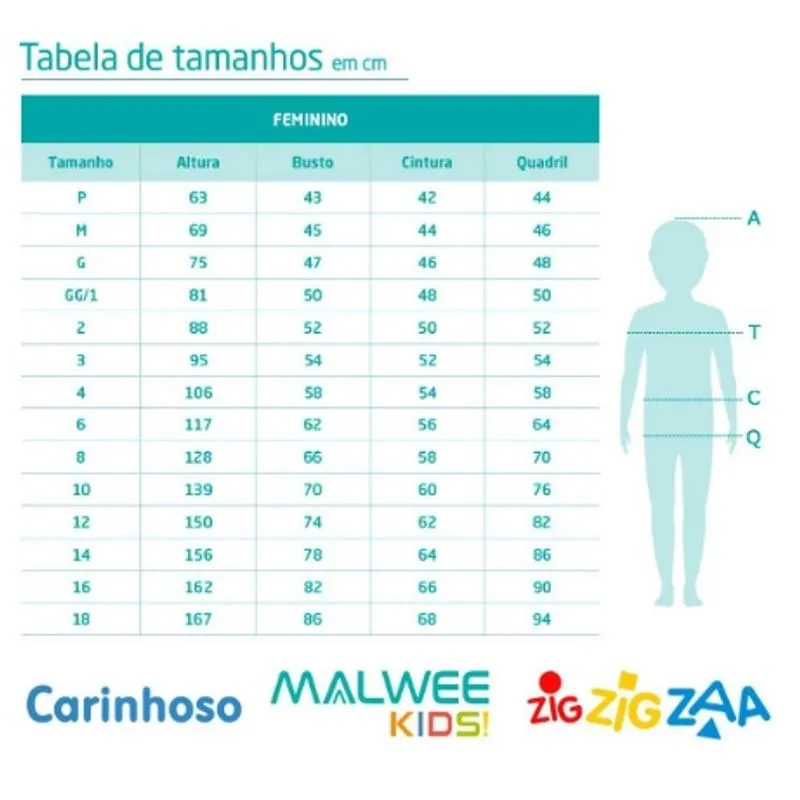 Calça Legging Flanelada Malwee Kids 12 ao 18