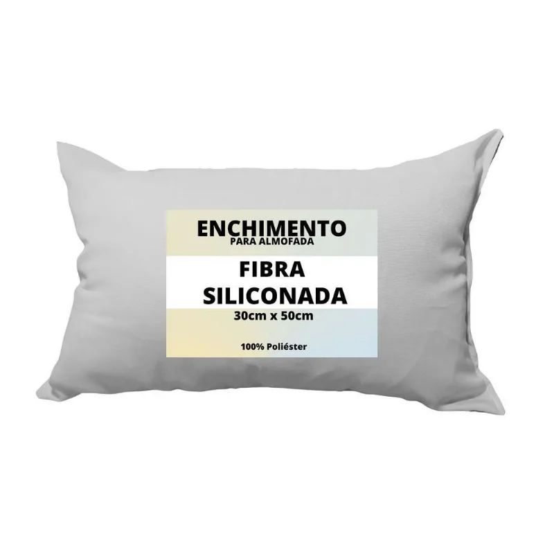 1 Refil Para Enchimento De Almofada 30x50 Cm Silicone