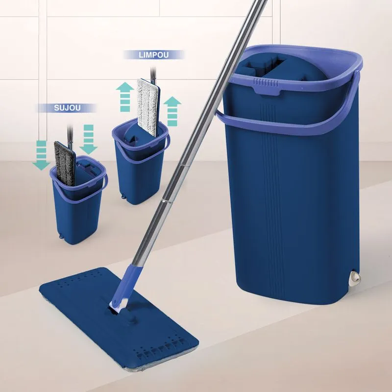 Refil De Microfibra Para Wash &amp; Dry Easy Mop Polishop | Refil Pano Microfibra