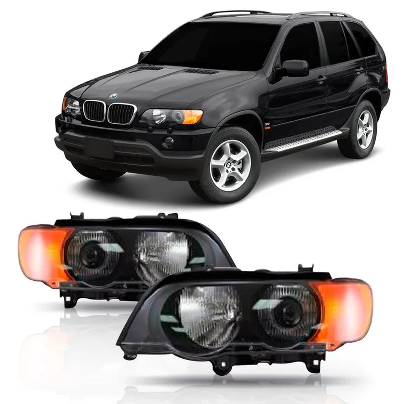 FAROL BMW X5 2002 2003 DIREITO