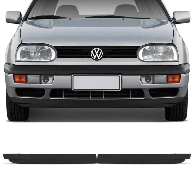 Saia Spoiler Para-choque Golf Alemão 94 95 96 97 98 Preto