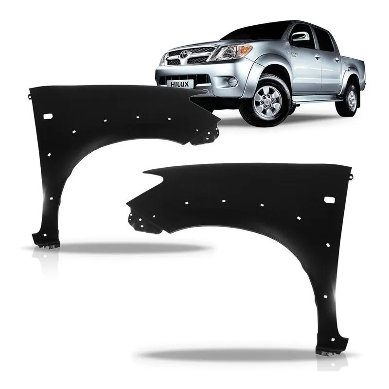 Paralama Hilux 2011 Com Furo Lado Direito