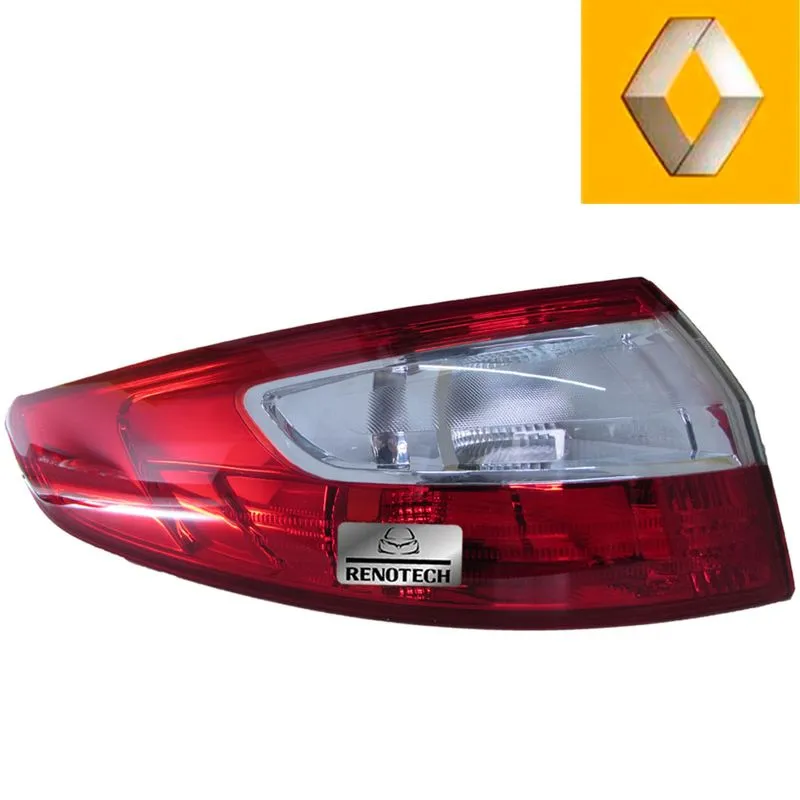 265552802R - LANTERNA TRASEIRA - LADO ESQUERDO - MOTORES 1.6 16V K4M / 2.0 16V M4R / 2.0 16V F4R - DE 2011 EM DIANTE - FLUENCE