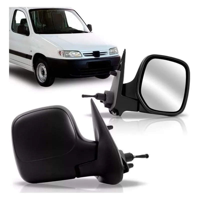 Retrovisor Peugeot Partner 1996 Á 2007 Controle Lado