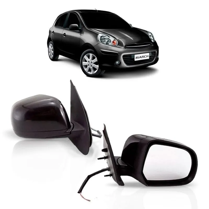 Retrovisor Nissan March 2013 Eletrico Ld View Max