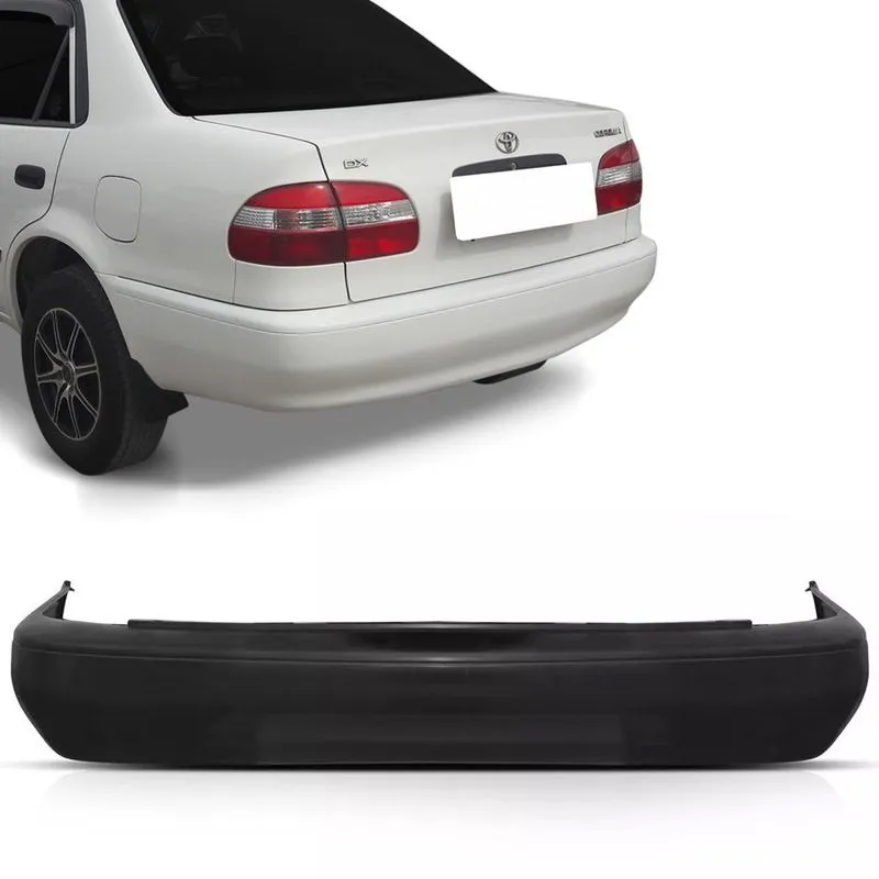Parachoque Traseiro Toyota Corolla 1998 1999 2000 2001 2002 Preto