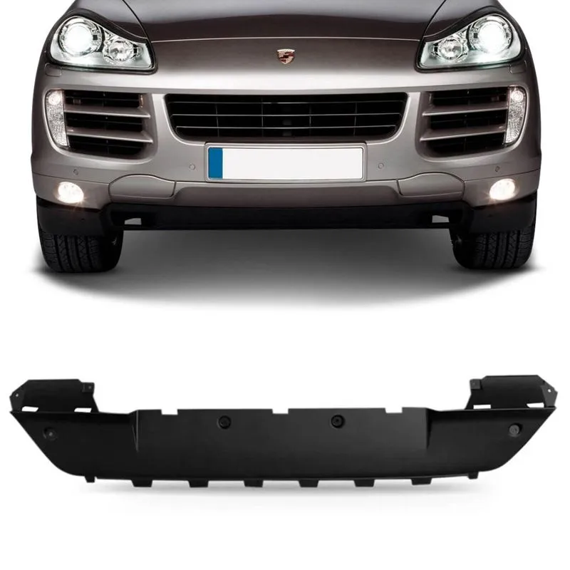 Saia Spoiler Parachoque Porsche Cayenne Sport 2008 2009 2010 Dianteiro Preto